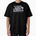 Heroic Book Rescuer Not a Hoarder Funny Book Lover Design by Hallowed Artistry