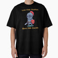 Less Side Hustles, More Side Quests (yellow text) by R-A Designs