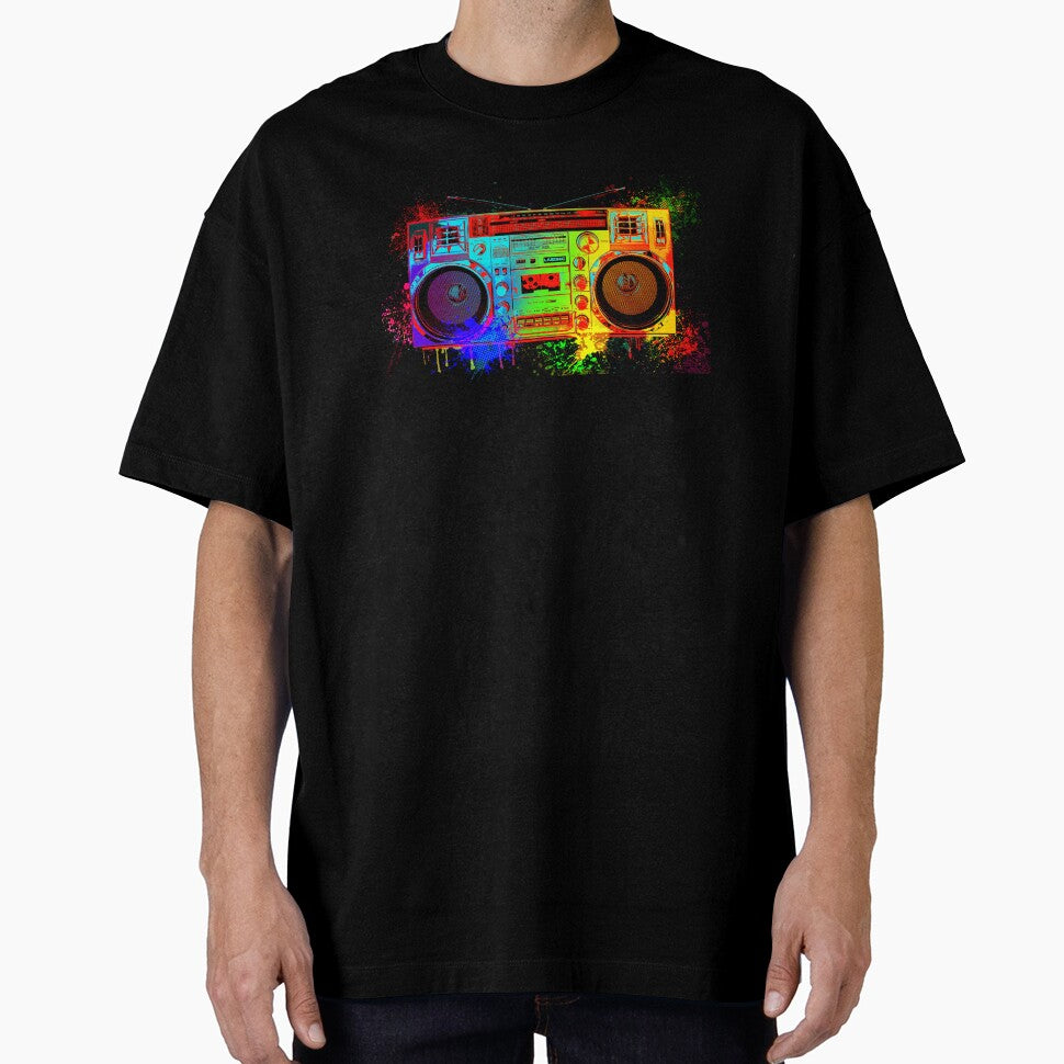 Colorized Ghetto Blaster - Boombox Dance Music by -Koleidescope