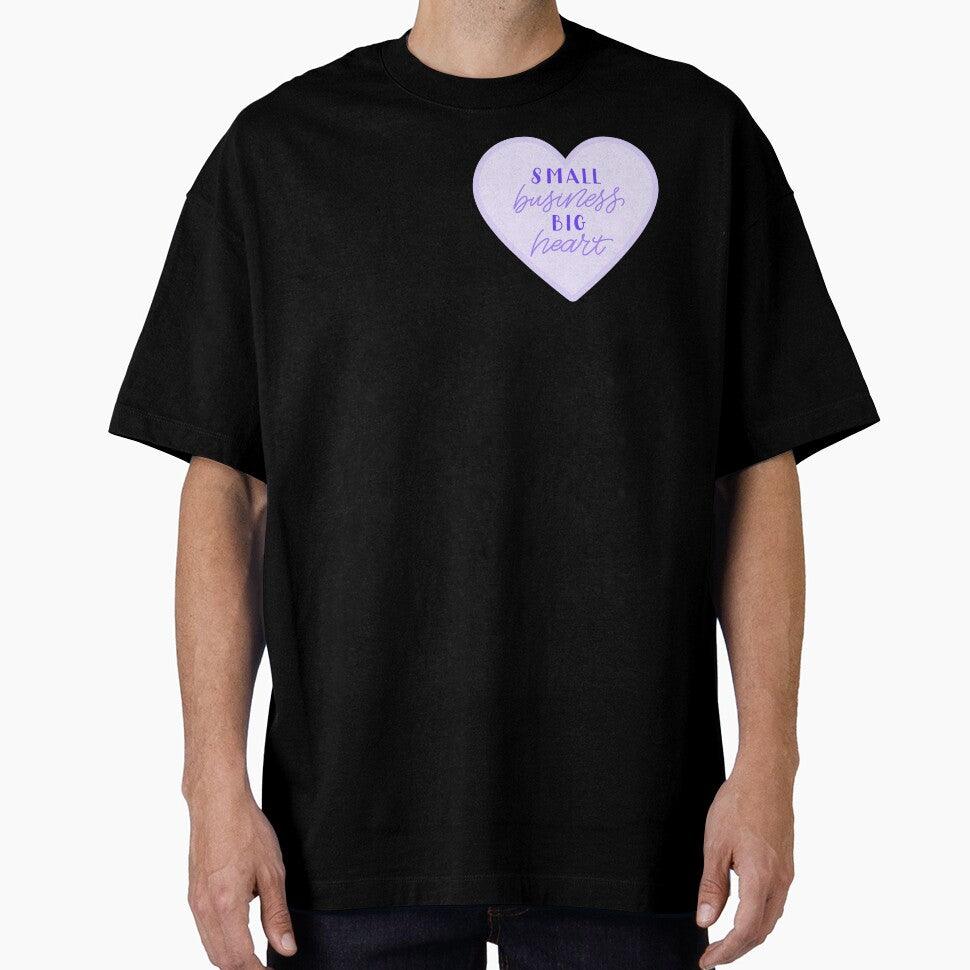 small business, big heart in purple by prismatic paper co