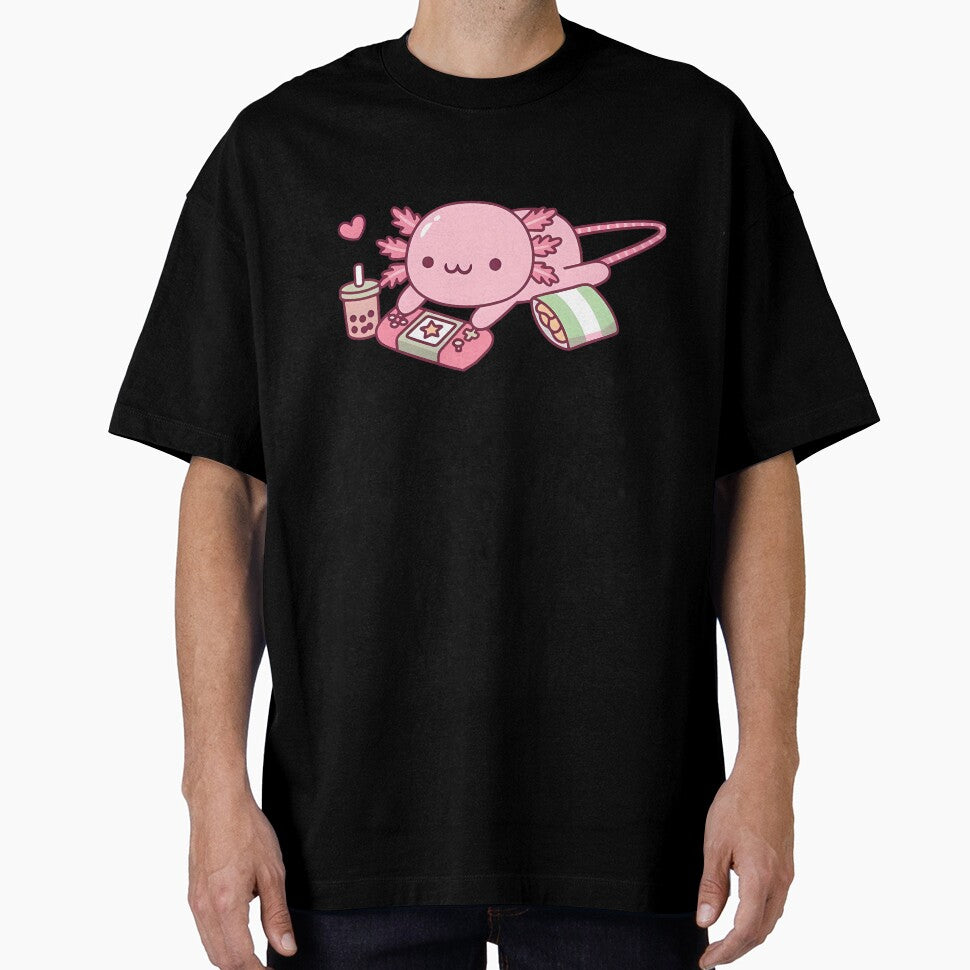 Cute Chilling Axolotl by SunMayDown