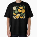Retro Melon Fruit Collage with Leaves Illustration by ArtfulWeave