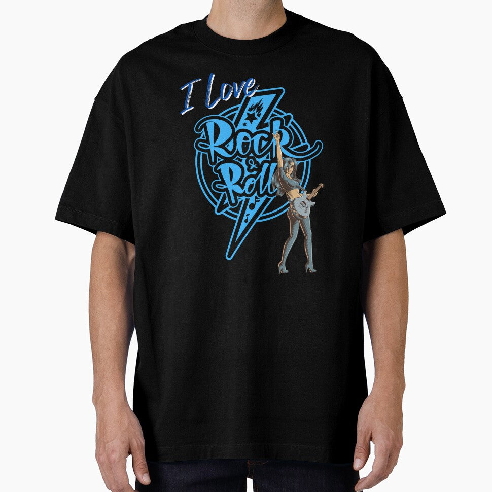 I Love Rock & Roll - Lt Blue, Dark by Mean-Musician