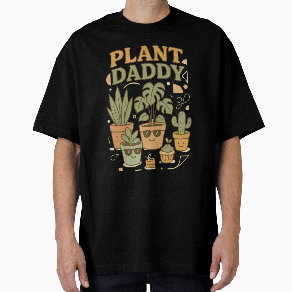 Plant Daddy | Cute Cool Houseplant Cartoon Design by Designeerguy