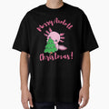 Cute Axolotl with Christmas Tree by MimsTees