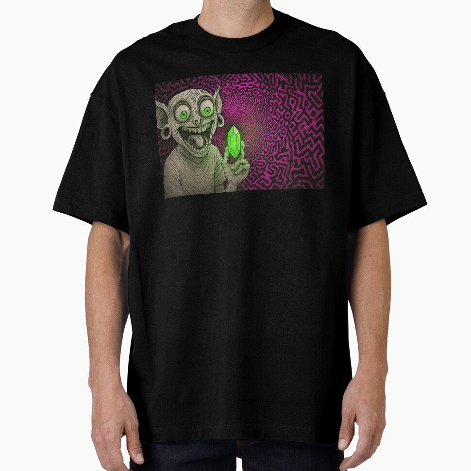 Emerald Goblin – Psychedelic Energy Keeper by DarkSpaceVibes