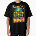 Take Me to Your Boogie - Alien Disco Party Retro Poster by Antik by Schulz