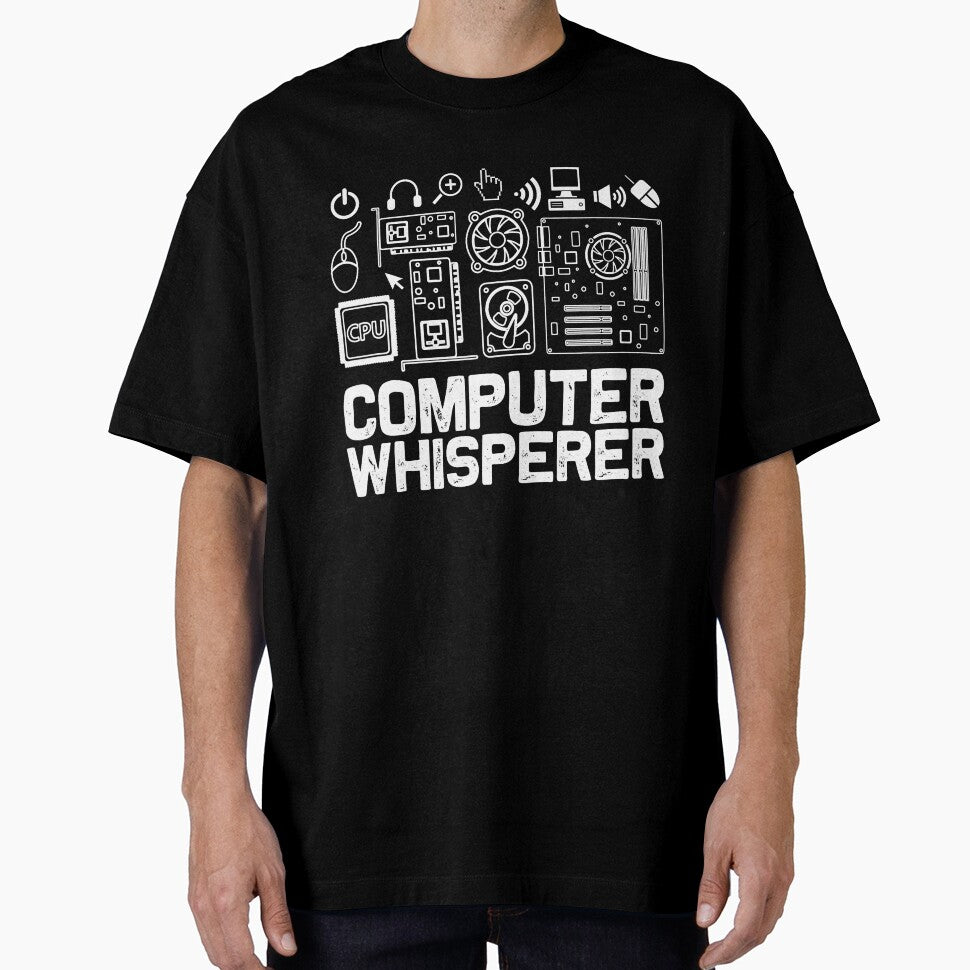 Computer Whisperer Shirt IT Tech Support Nerds Geek by averyfisher