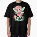 Magical Garden Pixie - Pastel Fairycore Graphic Tee by FatmaElhofy