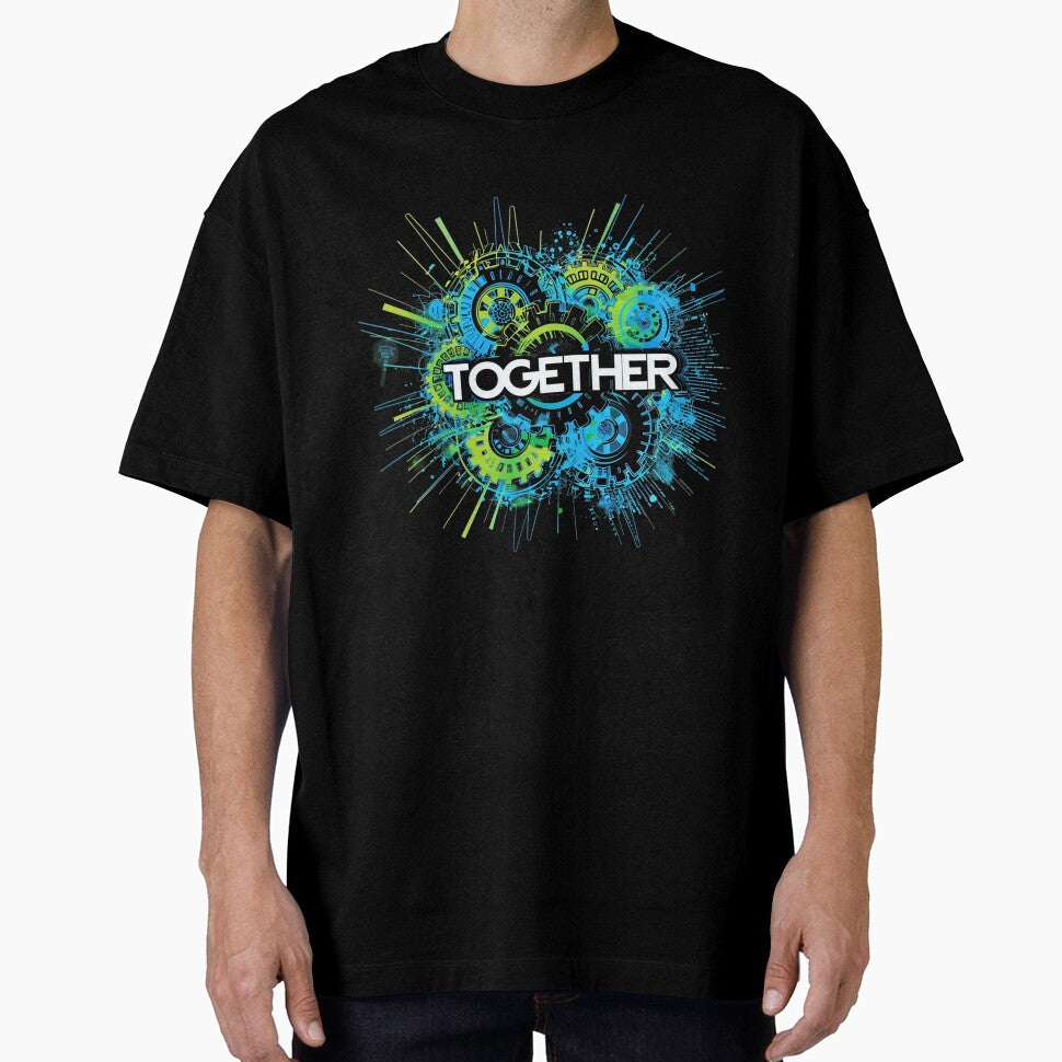 better together – collaboration by RetroWaveArtCo