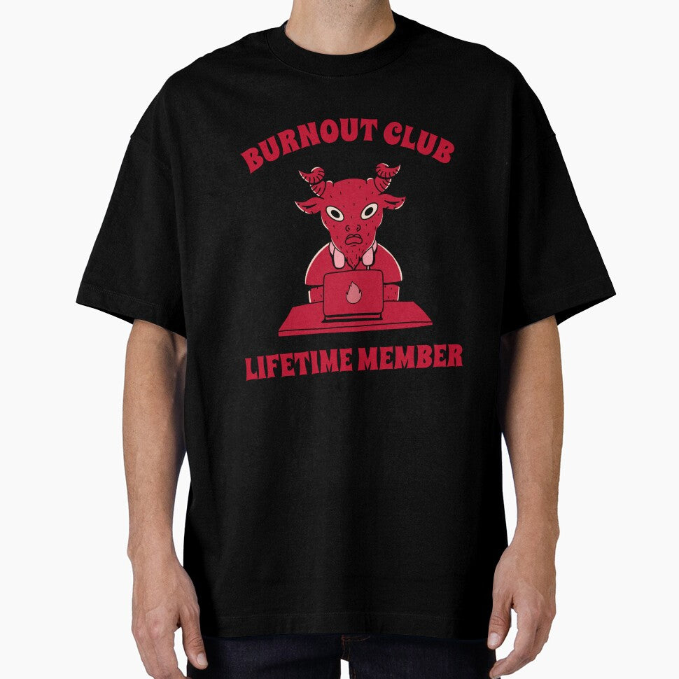 Burnout Club – Lifetime Member Funny Freelancer by Honominu