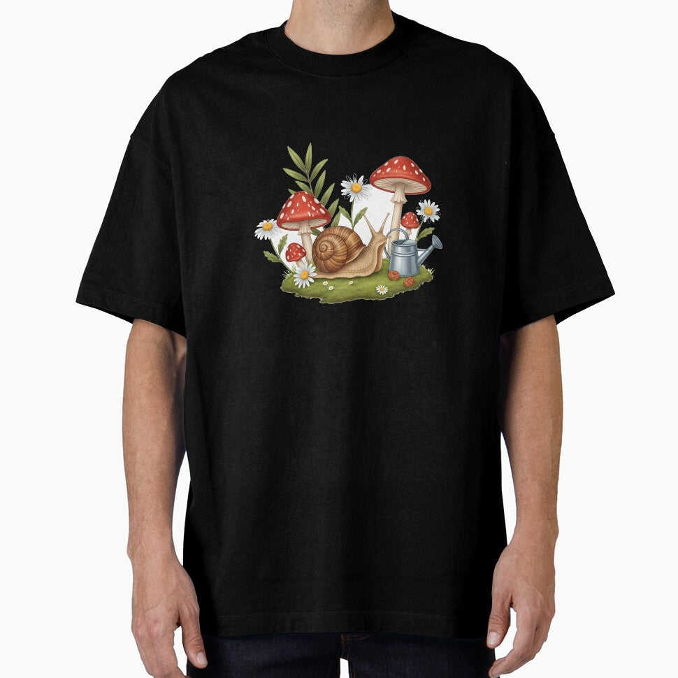 Mushroom Garden Snail Gift by pumsquare