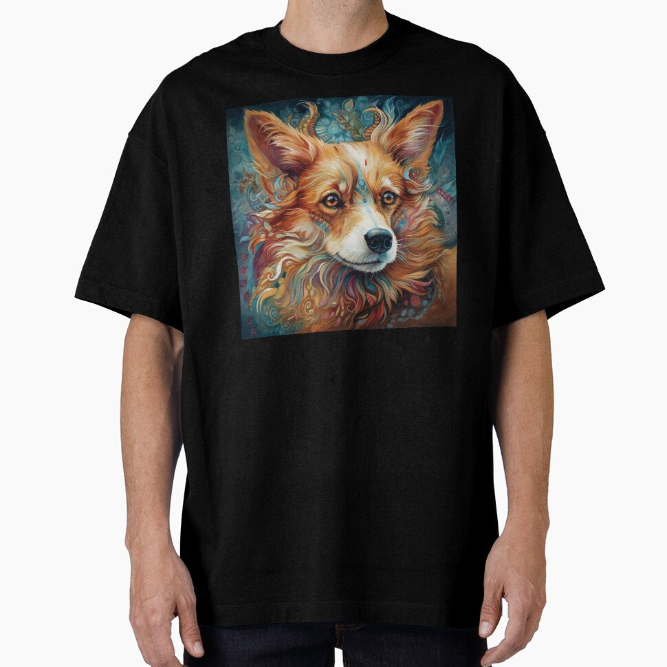 Tribal Corgi Dog 8 by DiatomDesigns