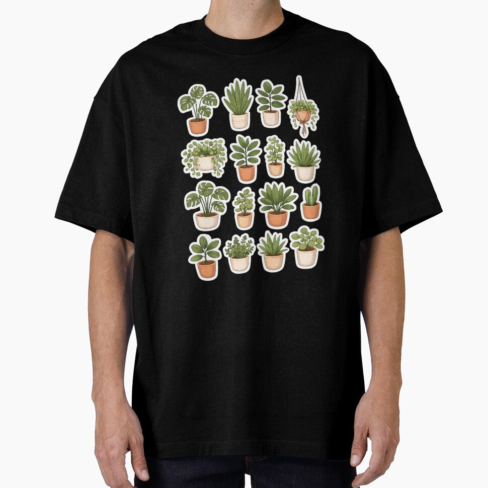 Botanical Houseplant Sticker Collection – Cozy Indoor Plant Lovers Design by blankTeeShirt