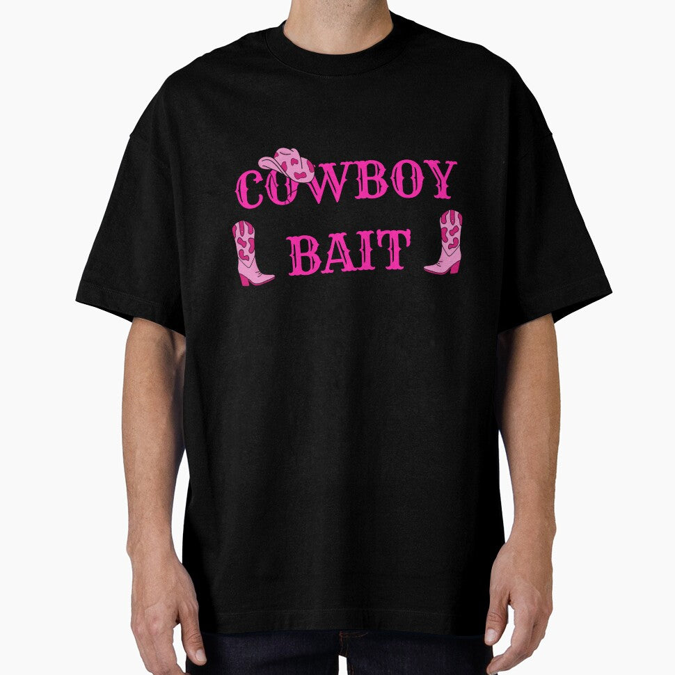 Cowboy Bait Pink Western Cowgirl Design | Country Rodeo Aesthetic Clothing & Accessories by KimmiesColors