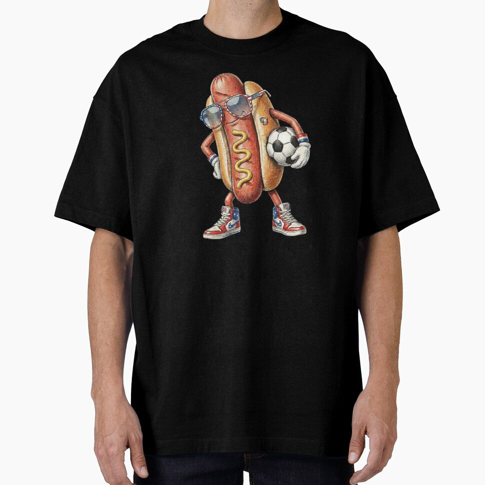 Hot Dog Soccer Player by Roy & Tiffany