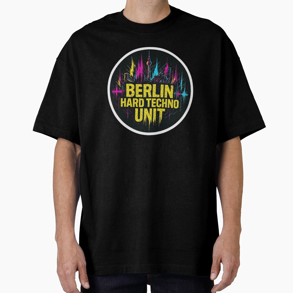 Berlin Hard Techno Unit Urban Rave City Art by |TRSSHOP|