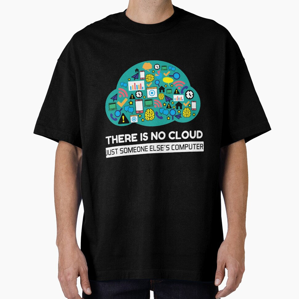 There is No Cloud ist Just someones else Computer Data Pun by Rzelemenz