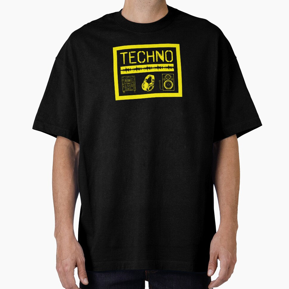 Techno music wave. Apparel and more for EDM electronic music lovers by Boogeyman Bill