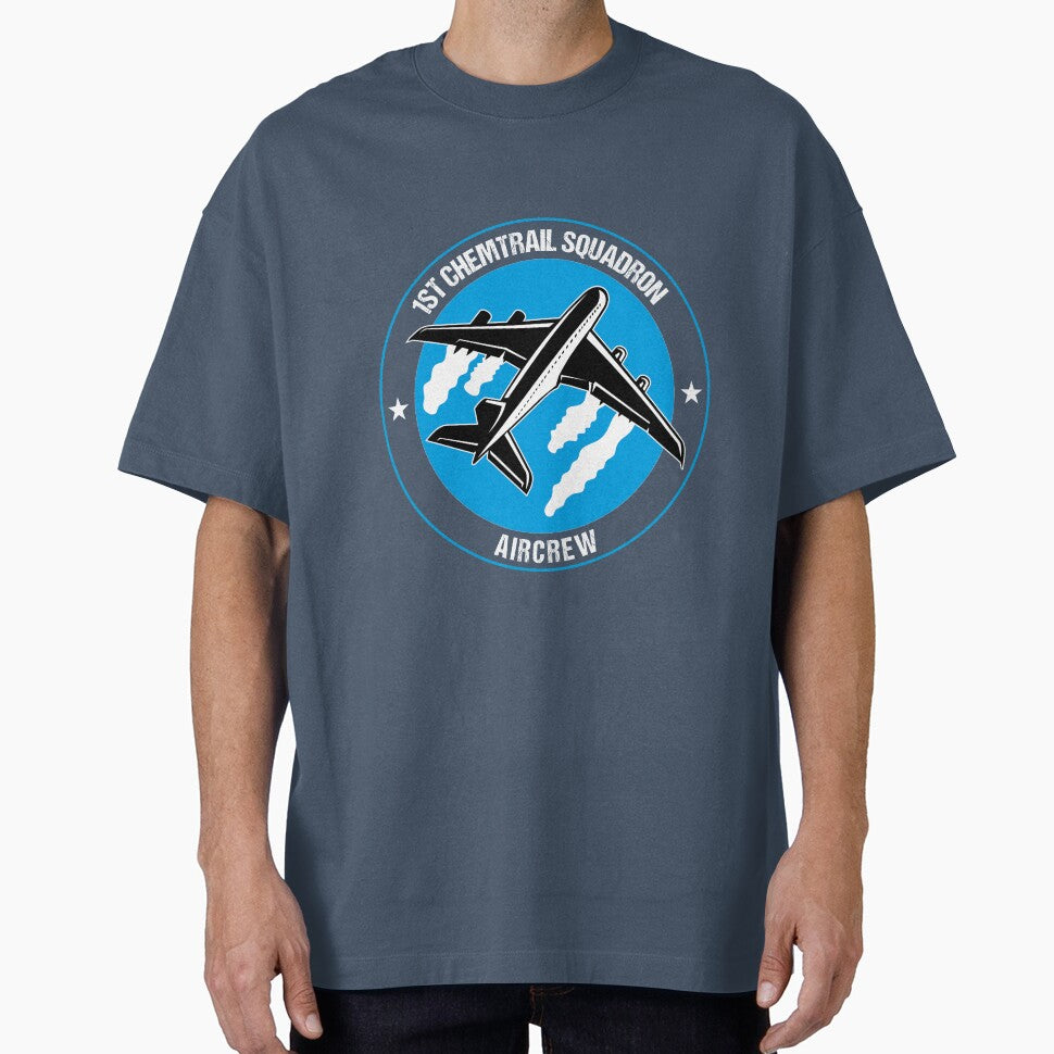 Chemtrail Squadron Aircrew Funny Aviation Pilot Gift by stearman