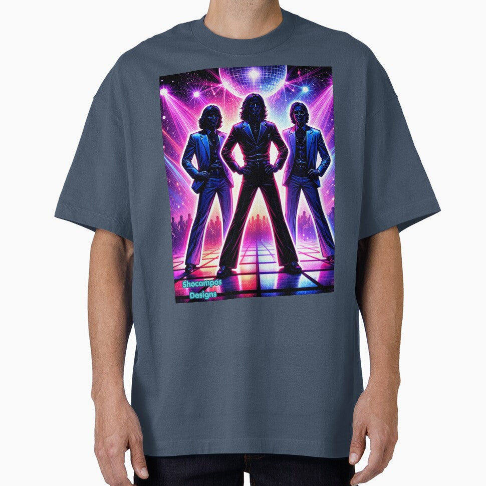 Bee Gees Neon Disco Fever – Retro 70s Night Groove Energy by SHOCAMPOS DESIGNS