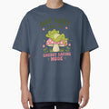 Not Lazy, Just on Energy Saving Mode | Cute Frog on Mushroom by pixiedustpaint