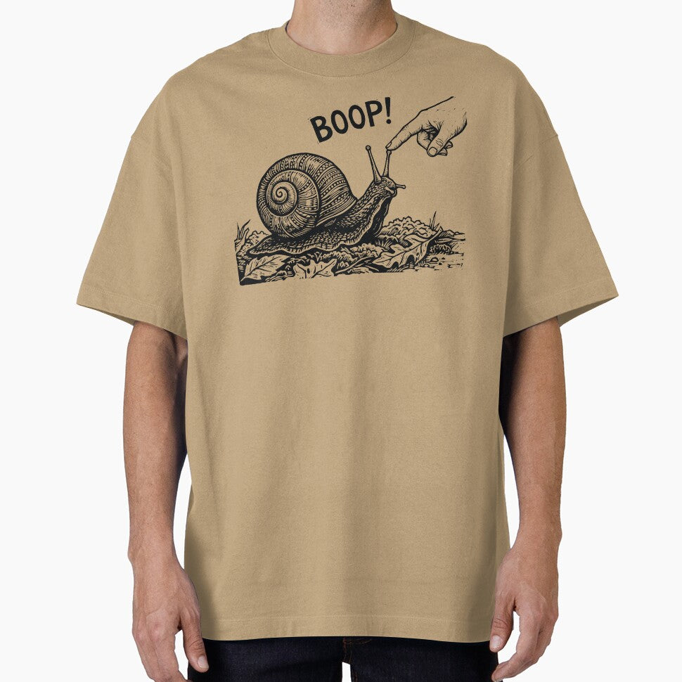 Boop the Snail Lazy Spirit Animal Vintage Slug by Y-Vibes