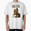 Ride Fast, Turn Hard – Cowgirl Barrel Racing Western Art by  QuarterHorseArt by Just my Studio
