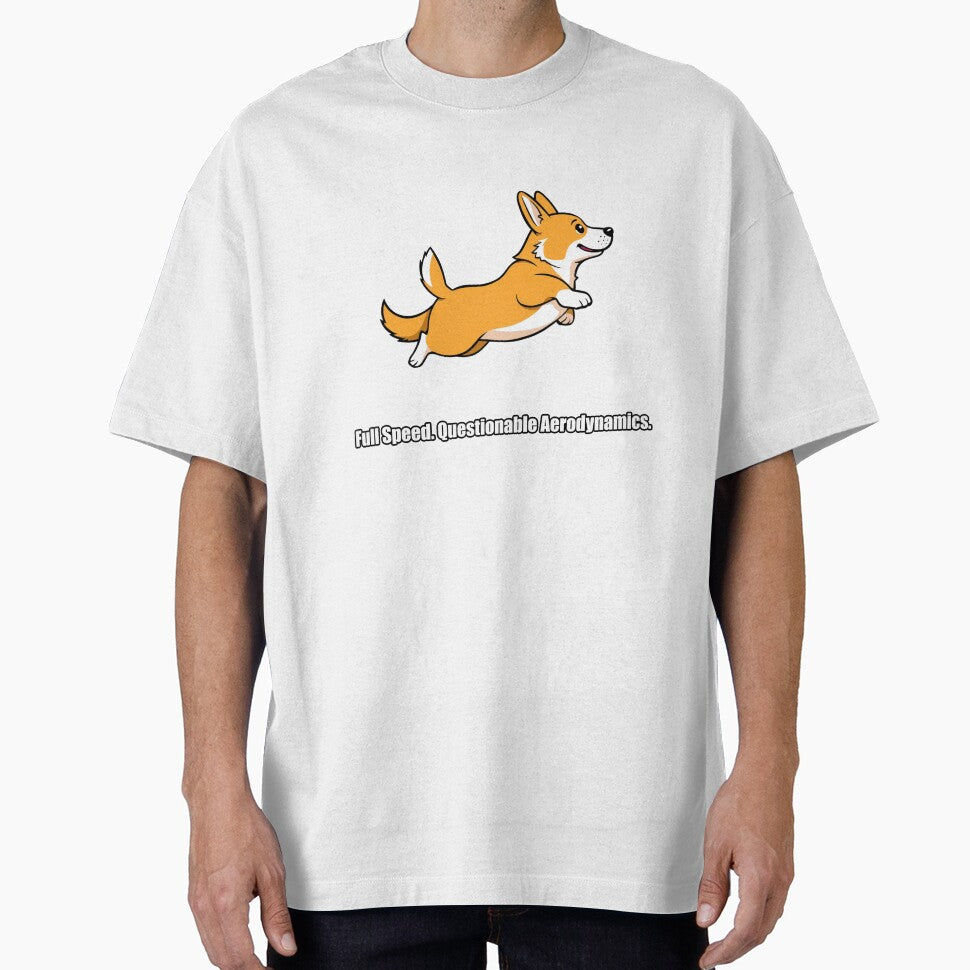 Corgi - Full Speed Questionable Aerodynamics - Funny Running Corgi Gift by pawdrops