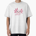 Cute Pink Axolotl Happy Kawaii Salamander by StickerMan17