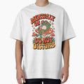 Mentally On Do Not Disturb Chill Frog - Retro Groovy Funny Design by InfiniteOrbit
