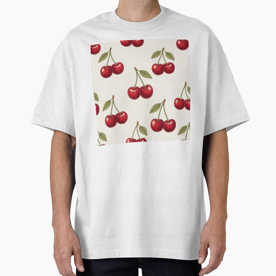 Vintage Cherry Aesthetic Pattern by StickyGuys