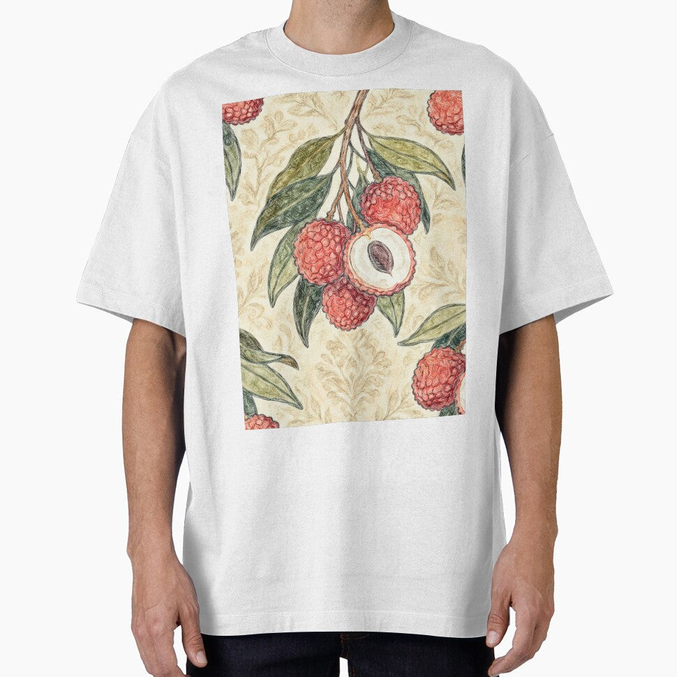 Vintage Botanical Lychee Pattern by Hen-C-Art