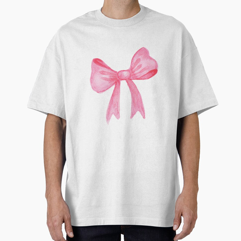 Cute Pink Watercolor Bow - Coquette Aesthetic Ribbon Clip Art by NinaVibeStudio