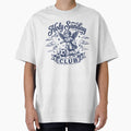 Holy Sunday Club Angel Playing Soccer Vintage Engraving by AdyKurniawan
