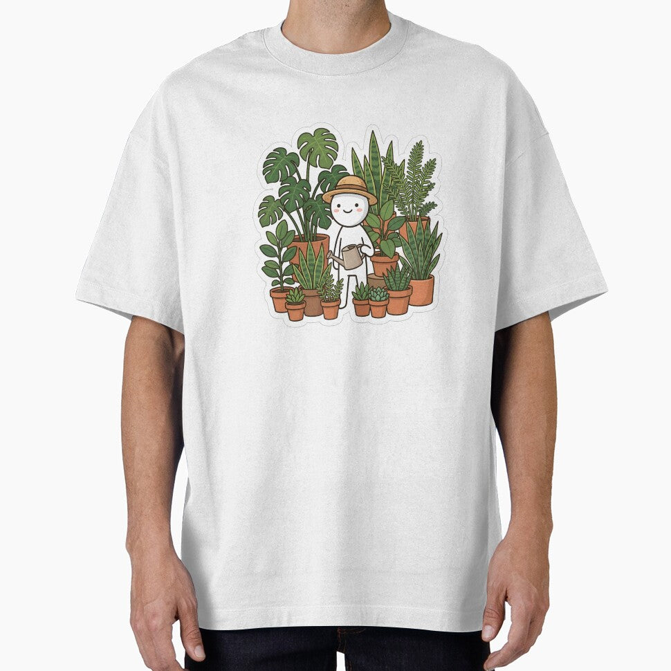 Funny Plant Lover Stickman Indoor Jungle Gardener Aesthetic by StickyGuys