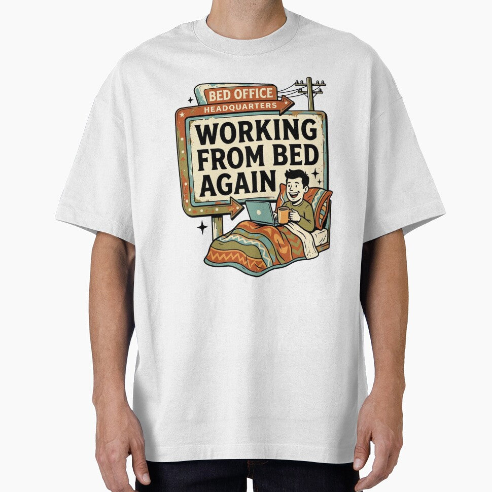 Working From Bed Again Vintage Bed Office Headquarters Remote Work Design by urbinet