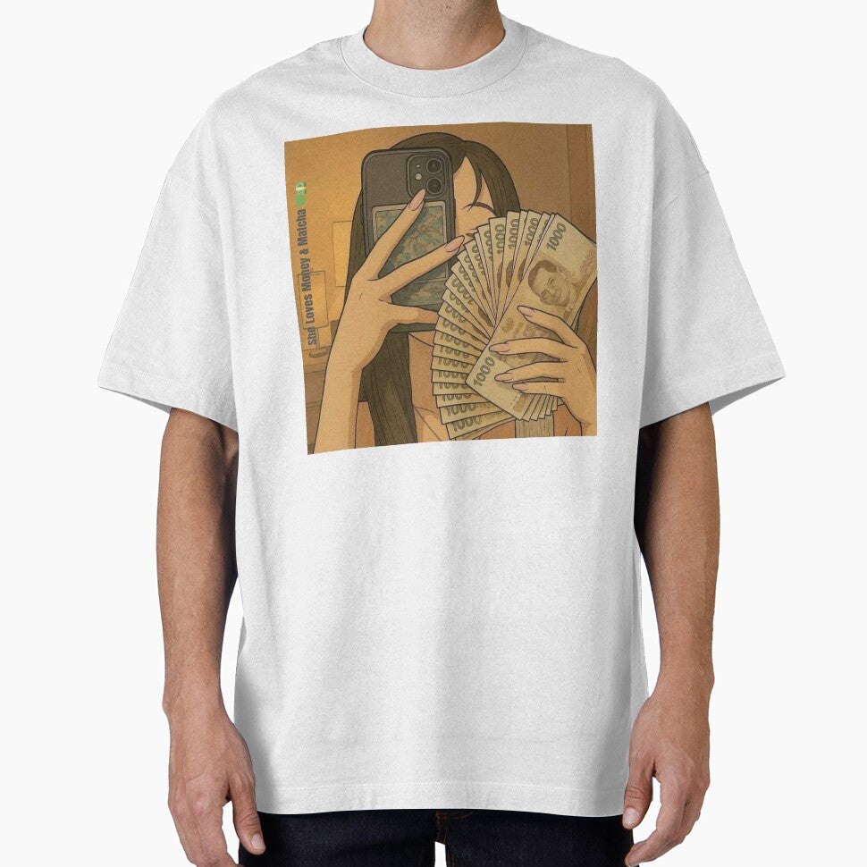 She Loves Money & Matcha ?? by     Pink Chaos Club