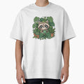 Cute Chibi Raccoon Plant Parent Aesthetic Indoor Jungle Vines by StickyGuys