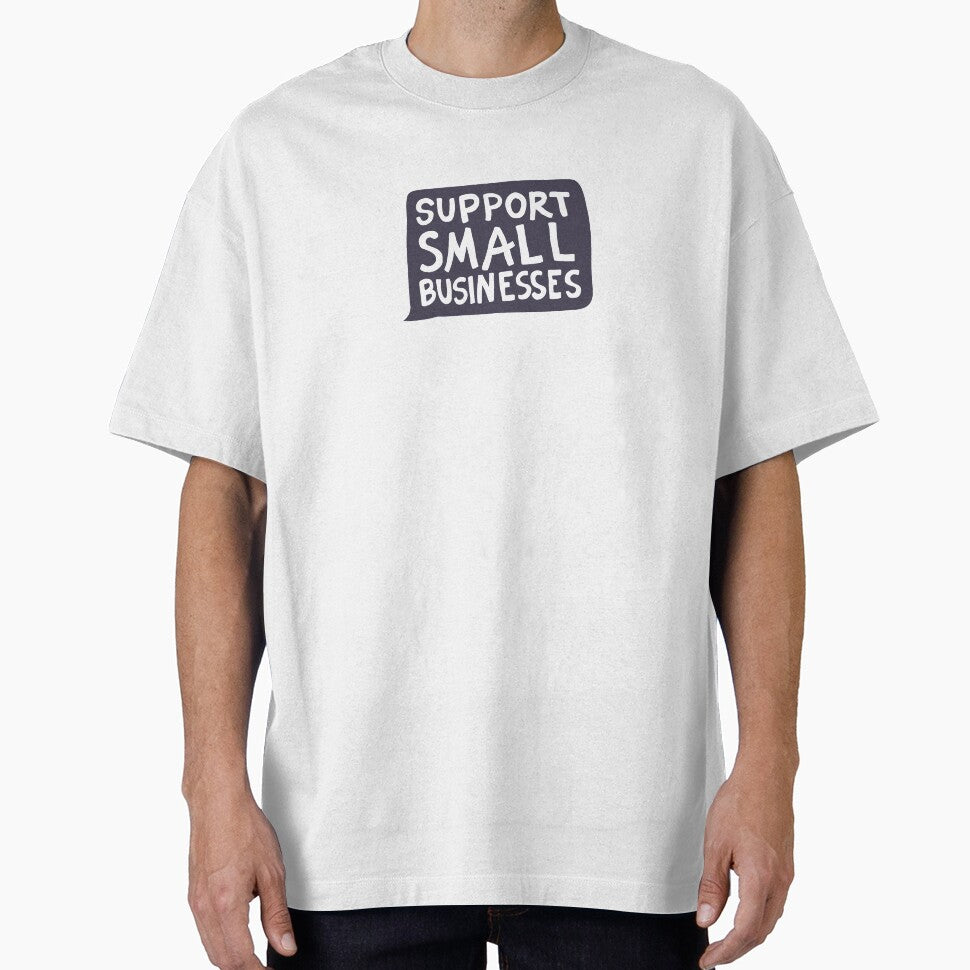 Support Small Businesses Black by illhustration