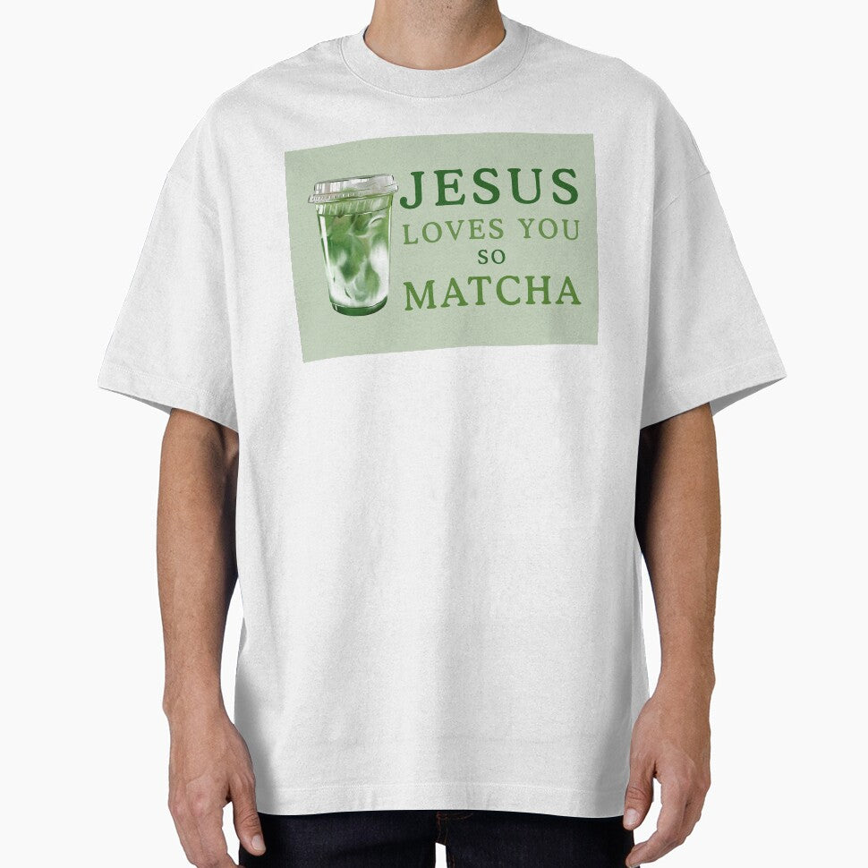 jesus loves you so matcha – Christian matcha sticker by felicity-lynn