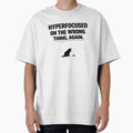 Hyperfocused On The Wrong Thing Again Cat Funny ADHD Shirt Neurodivergent Gift Cat Lover Tee Mental Health Humor Shirt by Moonveil_Studio