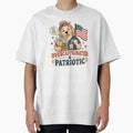 Overcaffeinated & Patriotic Vet Sticker | Funny Veterinary Coffee Dog by Bettybee00
