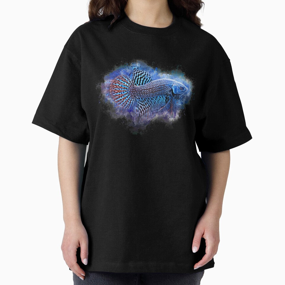 Fighting Fish Alien Blue - Betta splendens by AquariumLutter