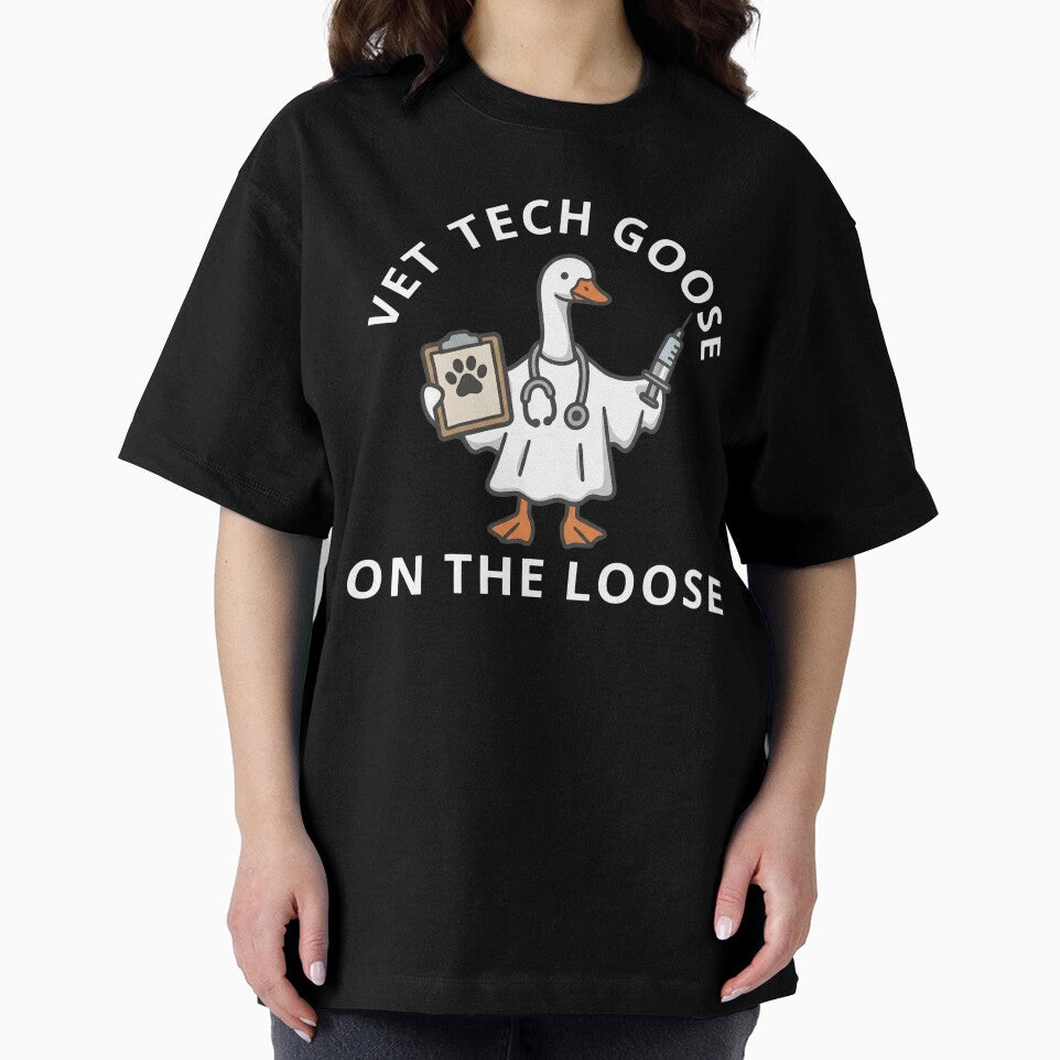 Vet Tech Goose On The Loose Funny Veterinary Technician Humor by VGAfanatic