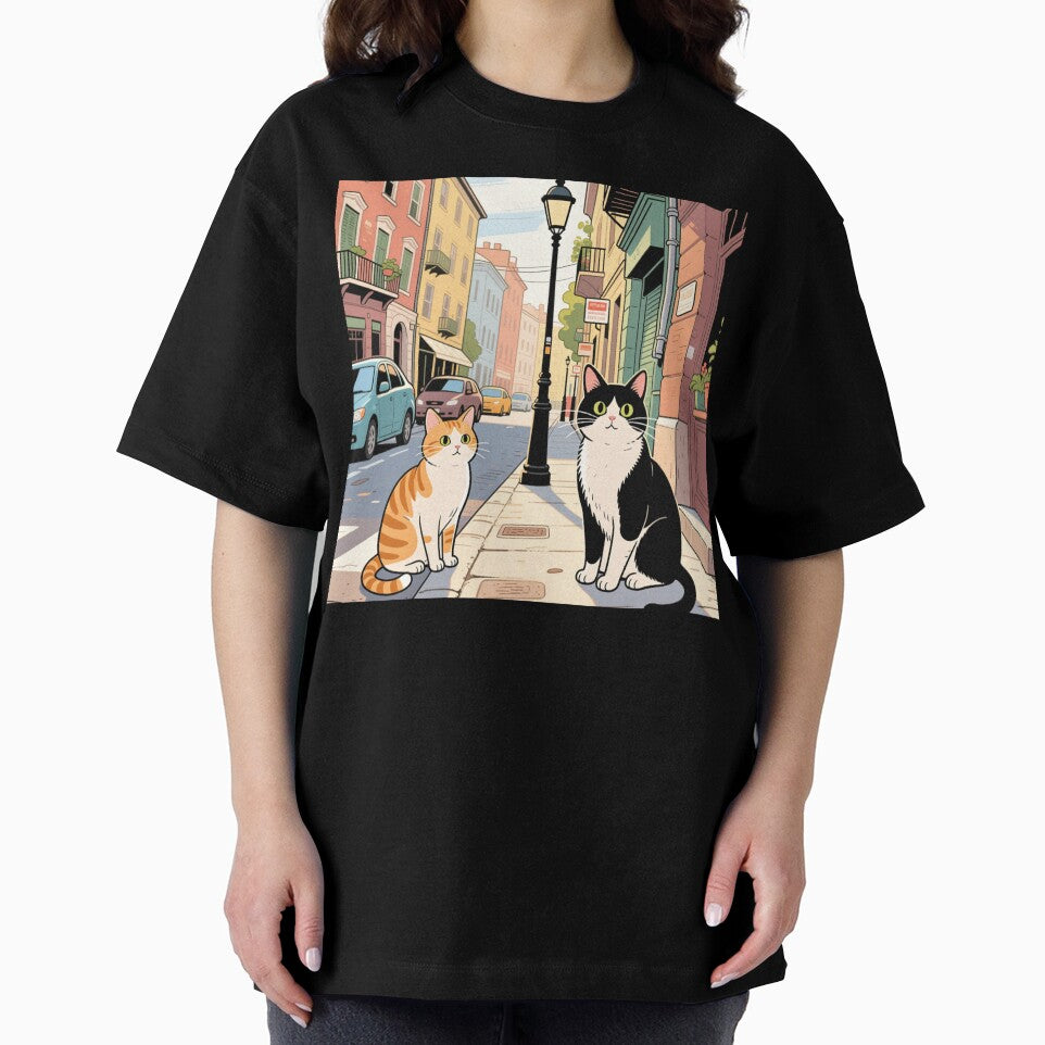 Street Cats – Urban Cool Cat Graffiti Style Design by MerlinWear