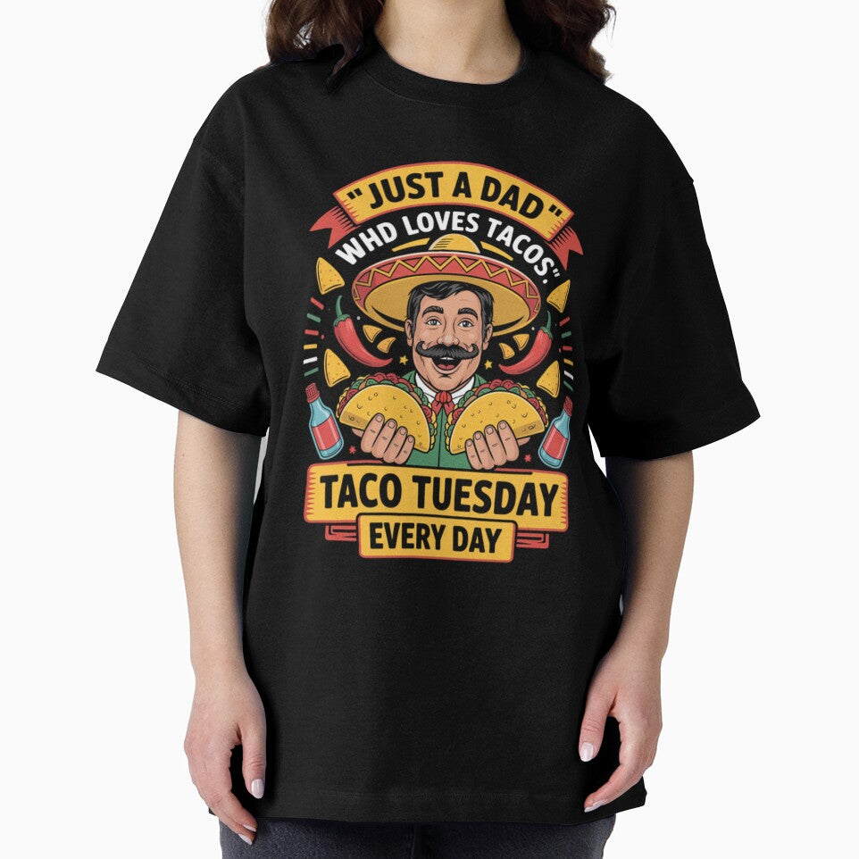 Just a Dad Who Loves Tacos Funny Design by ibobo4656