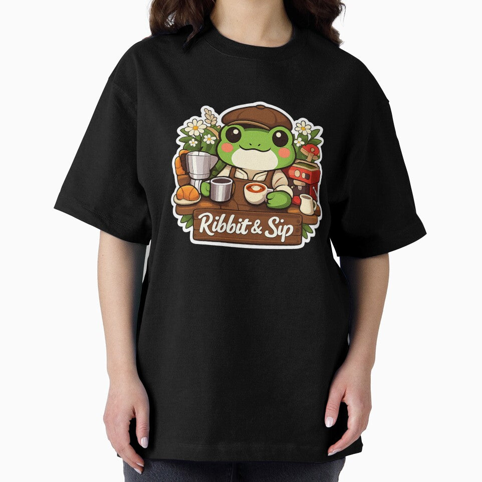 Matcha Mood – Cute Frog Matcha Latte Cozy Sticker by ApneaStore