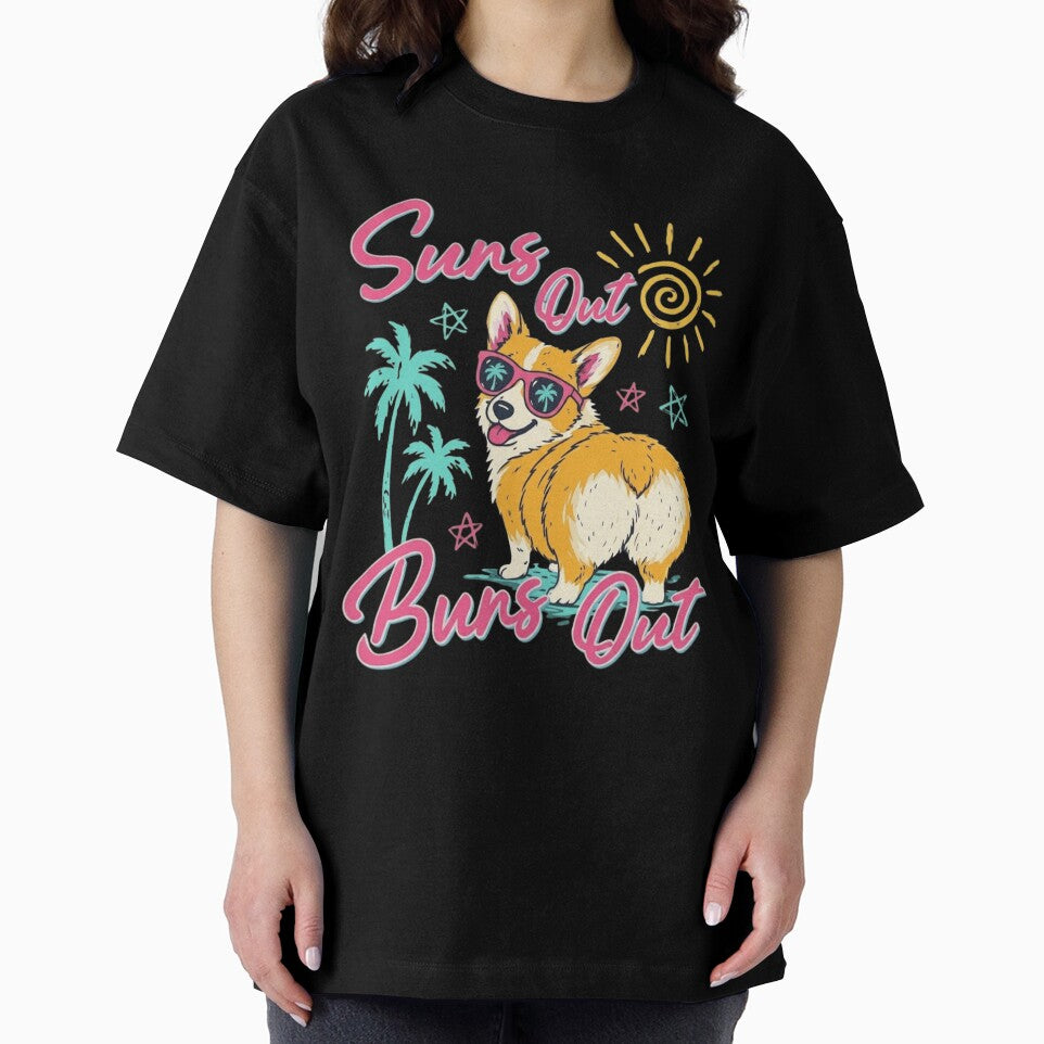 Suns Out Buns Out Funny Corgi Summer Beach Dog Lover by haitrieuic96
