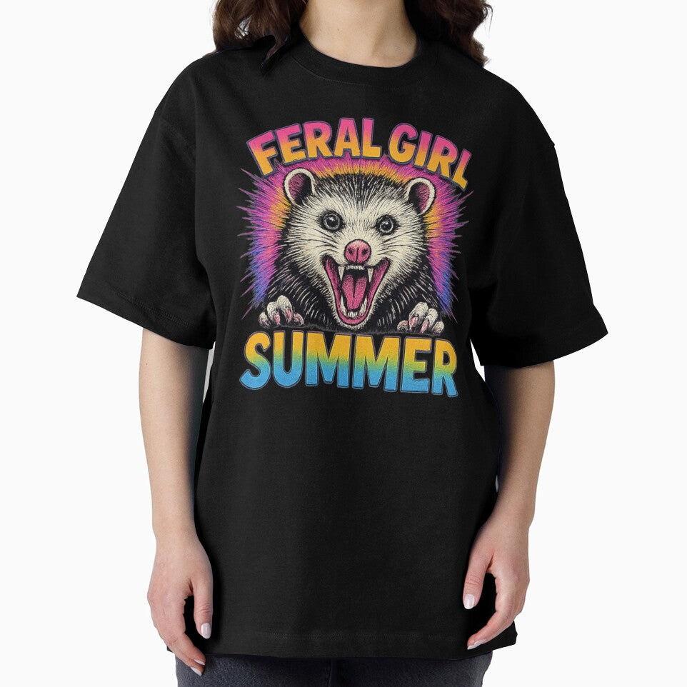 Feral Girl Summer Screaming Possum Meme by Alex Songs